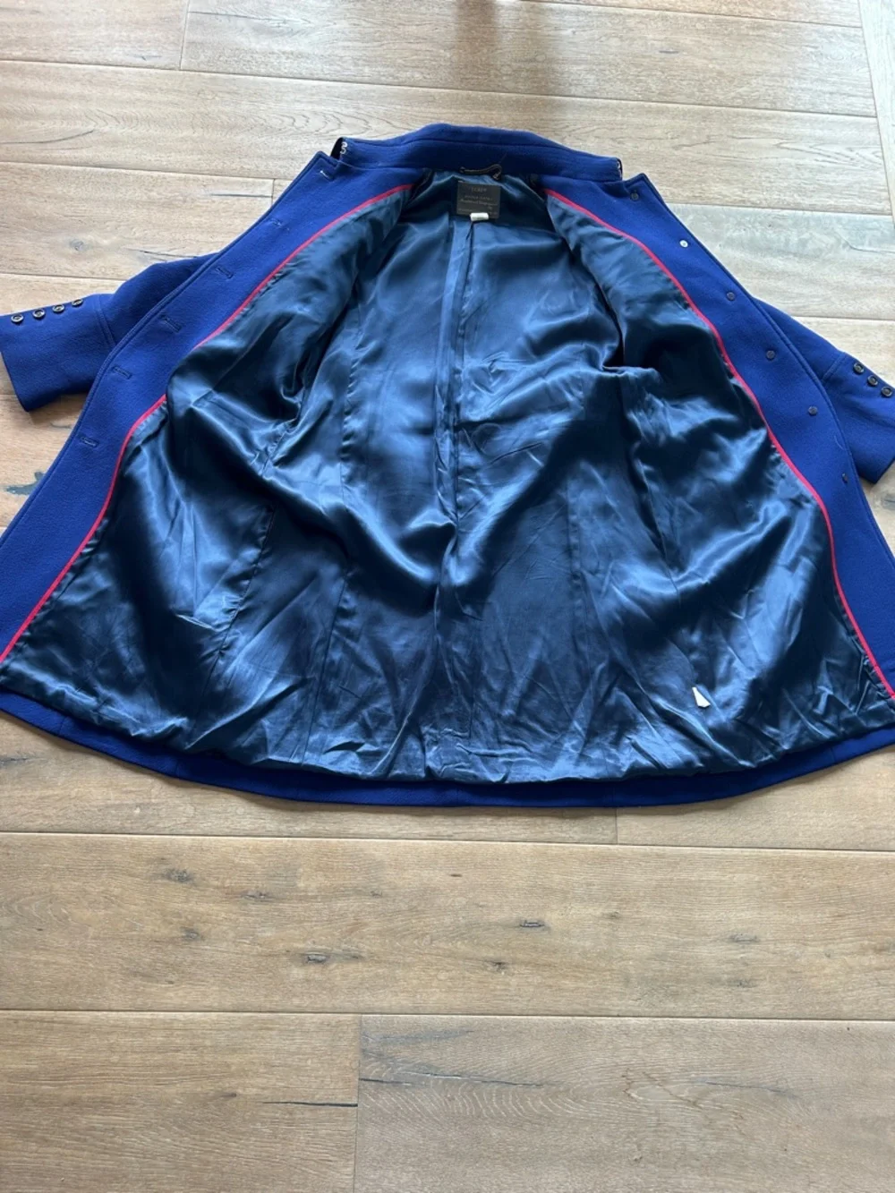 J. Crew Women’s Wool Coat - Royal Blue, Italy - Picture 6 of 6